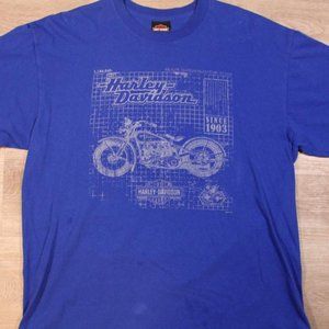 2019 Bumpus Harley-Davidson Blueprint T-shirt